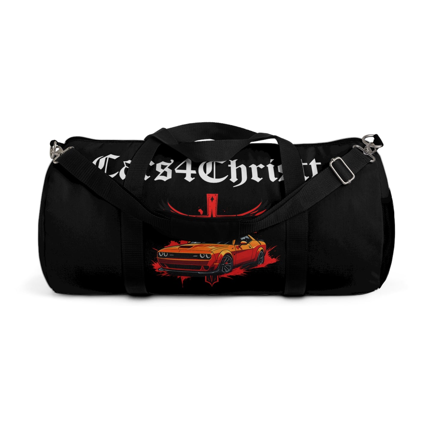 Christian Cars Duffel Bag – "Cars4Christt" Logo Travel Gym Bag