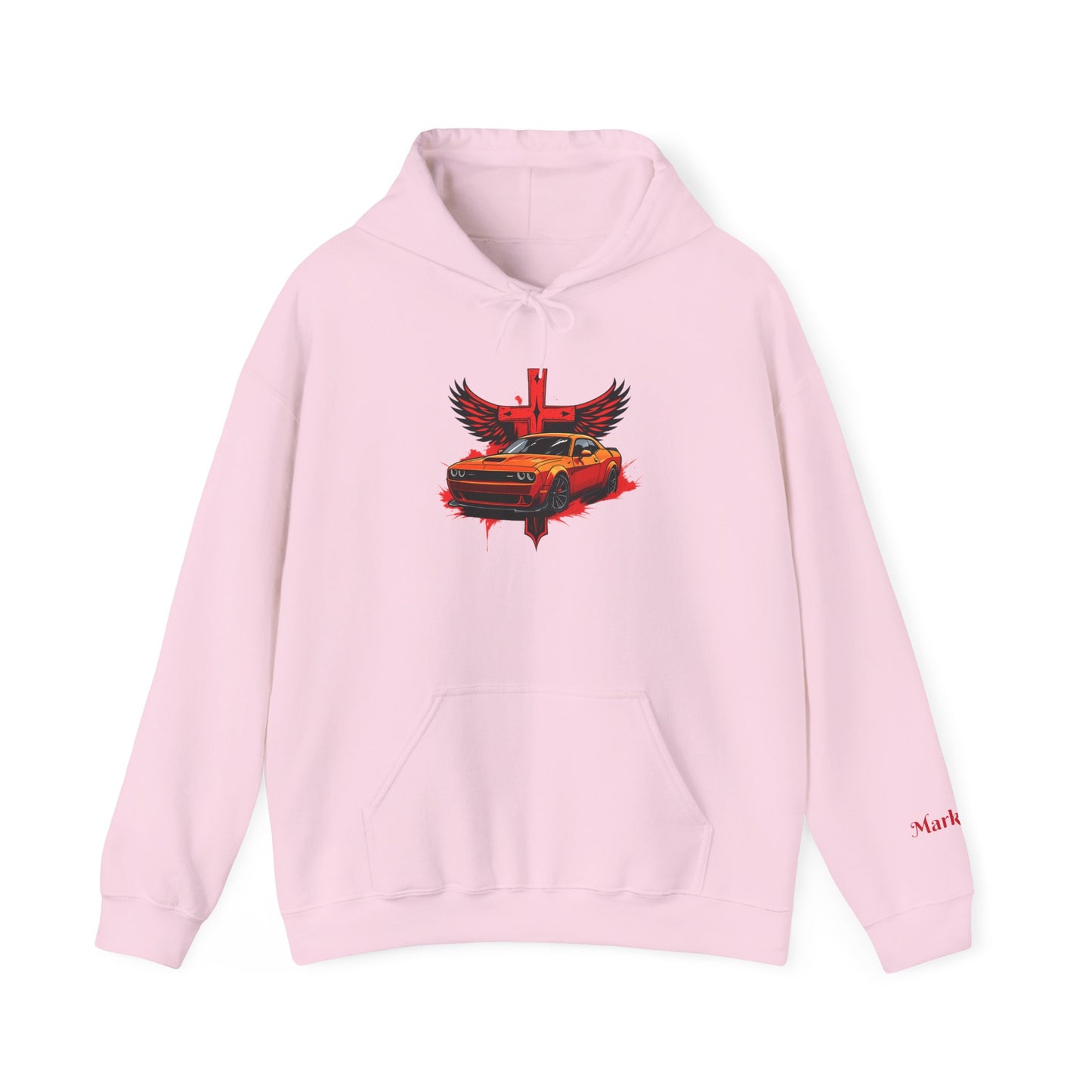 Dodge Demon Unisex Hoodie | Mark 16:17 | In My Name They Will Drive Out Demons