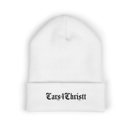 Cars4Christt Embroidered Cuffed Beanie