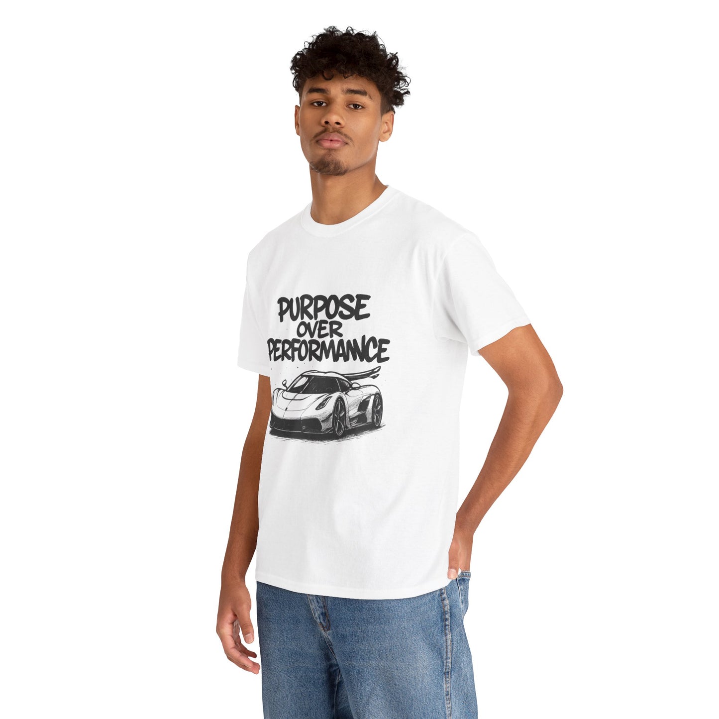 Jesko | Purpose Over Performance T-Shirt |  Unisex Cotton T-Shirt