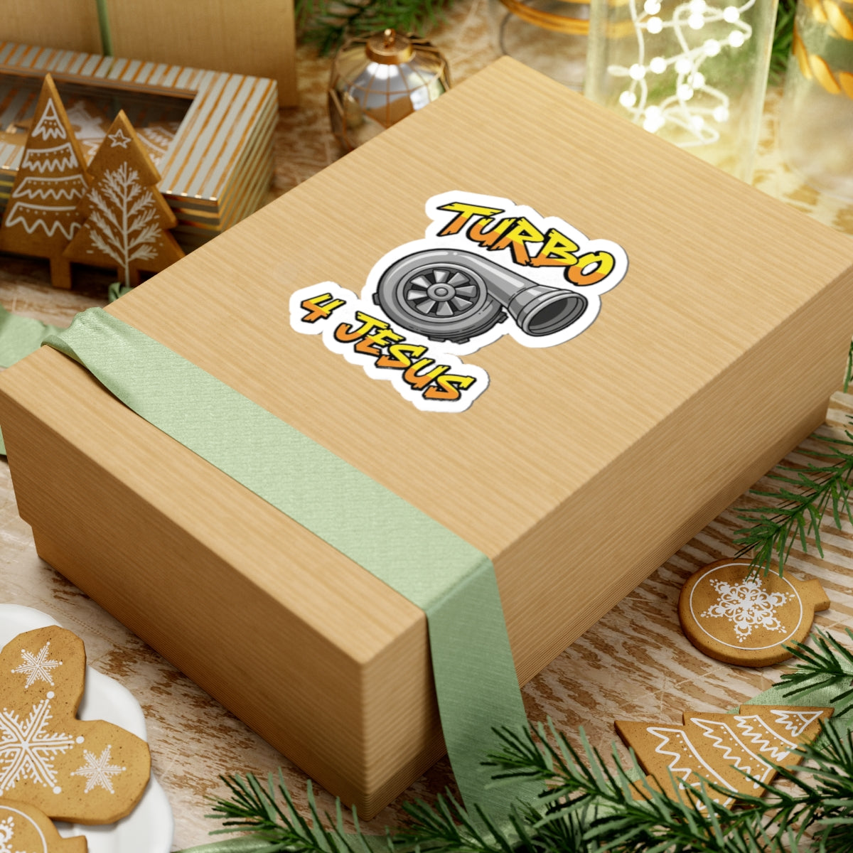 Turbo for Jesus Stickers | Car Decor | Laptop Decor