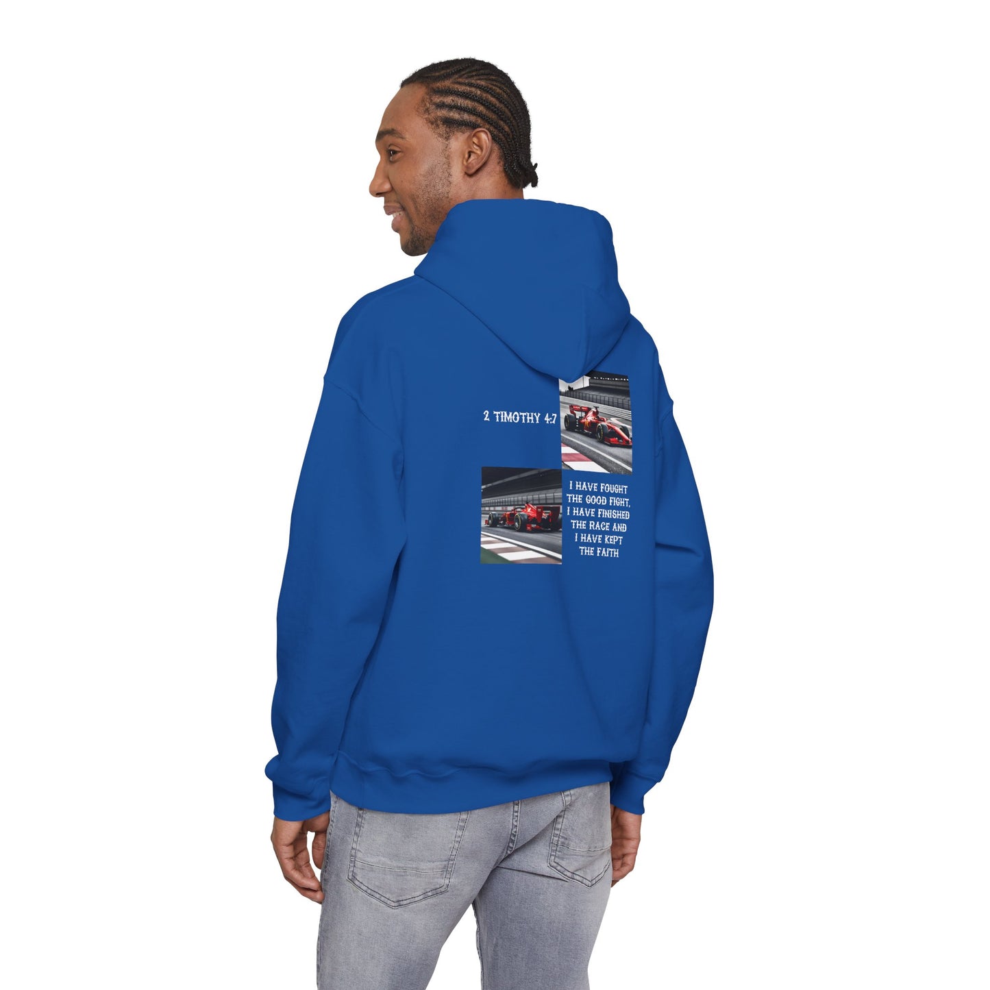 Racing Car Hoodie |  2 Timothy 4:7