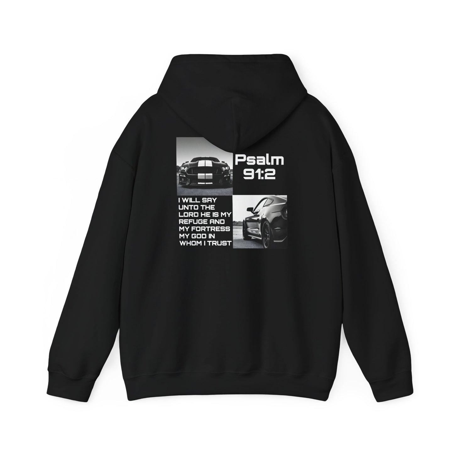 Psalm 9:12 Mustang Hoodie | Cars4Christt