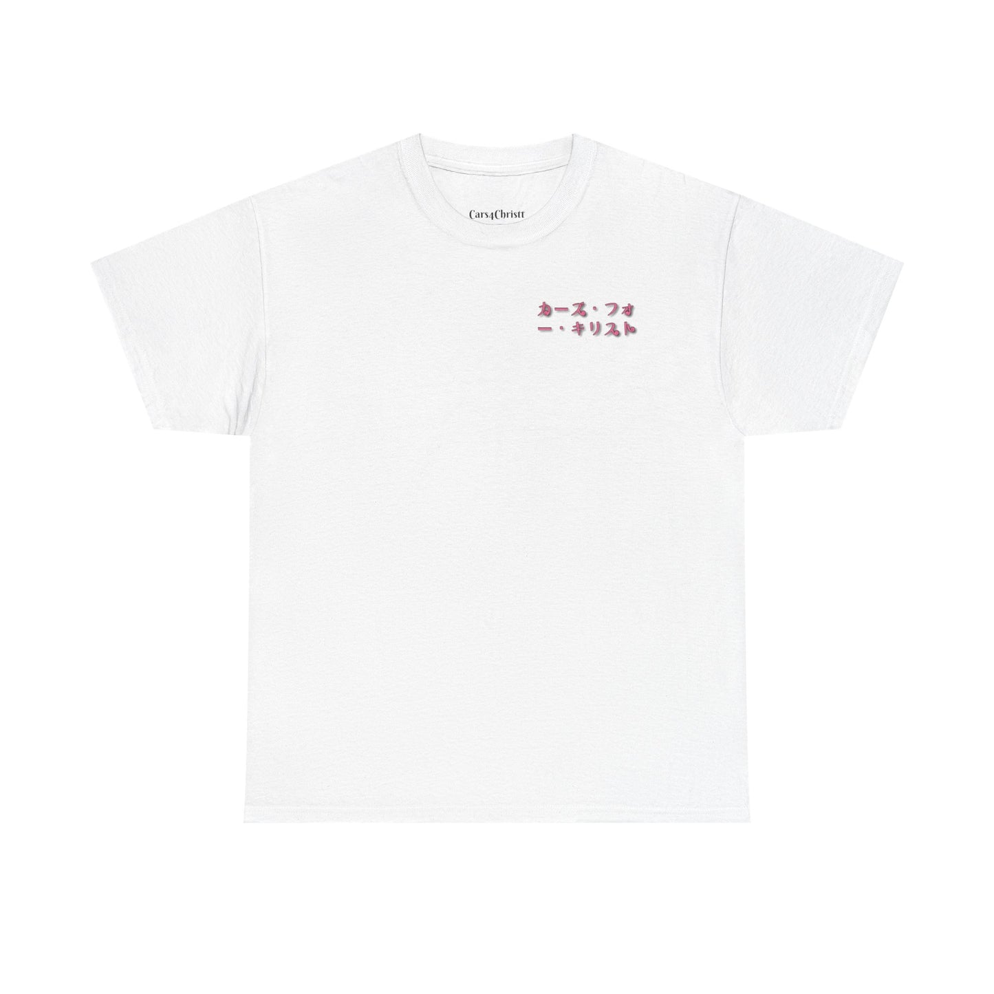 Japanese Sakura Racer T‑Shirt — Pink Car Graphic Tee