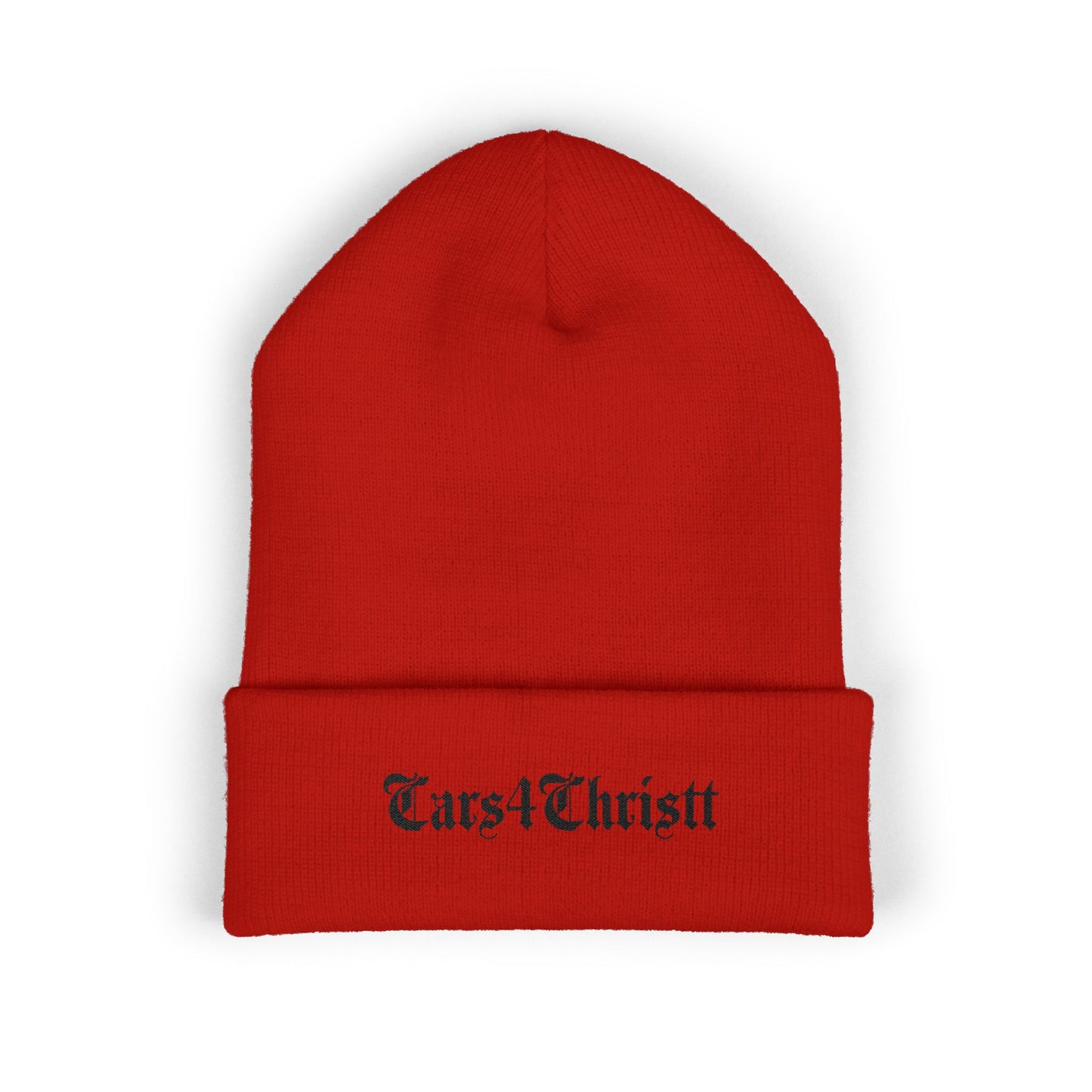 Cars4Christt Embroidered Cuffed Beanie